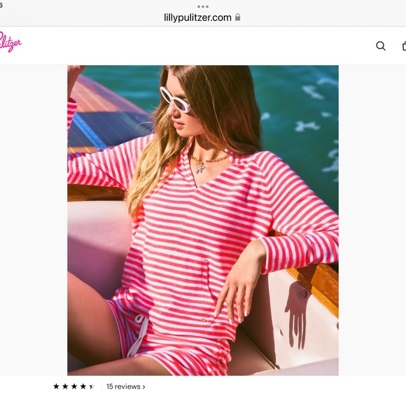 Lilly Pulitzer Peppi high rise shorts - Picture 3 of 4